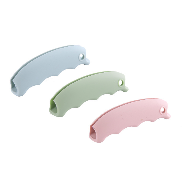 Picture of Silicone Anti-Strangle Hand Labor-Saving Vegetable Carrying Device Plastic Bag Handle Grocery Shopping Satchel Convenient Bag Carrying Tool