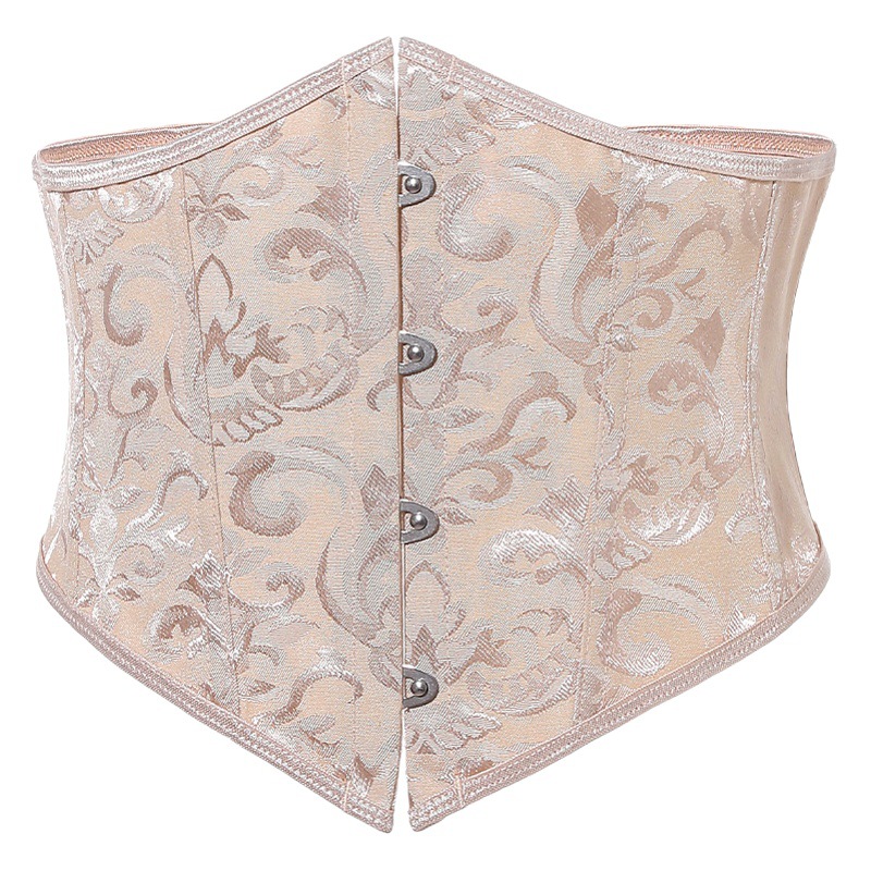 European and American Court Belt Abdominal Slim Waist Corset Retro Pattern Adjustable Corset Cross-border Outer Wear Abdominal Belt