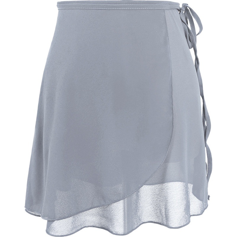 Ballet Skirt for Women, One-Piece Lace-Up Hip-Covering Chiffon Skirt, Professional Practice Clothes, Matching Skirt