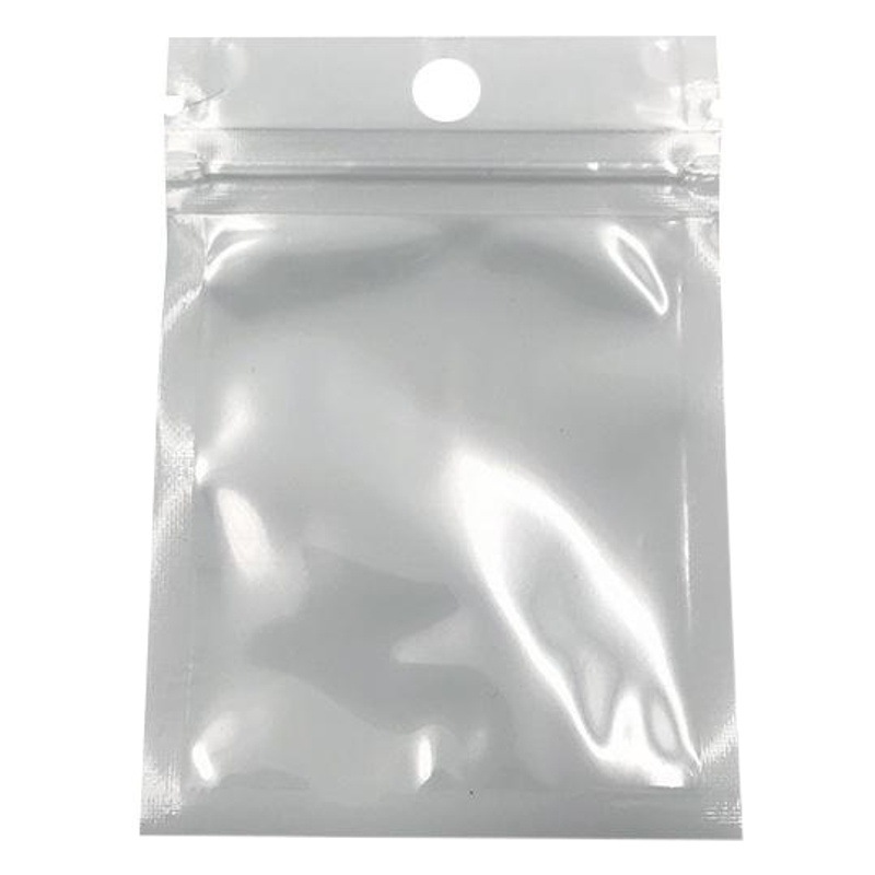 Ziplock Bag Pearlescent Film Yin and Yang Bone Bag Earrings Jewelry Seal Bag Translucent Plastic Bag Data Cable Charging Packaging Bag