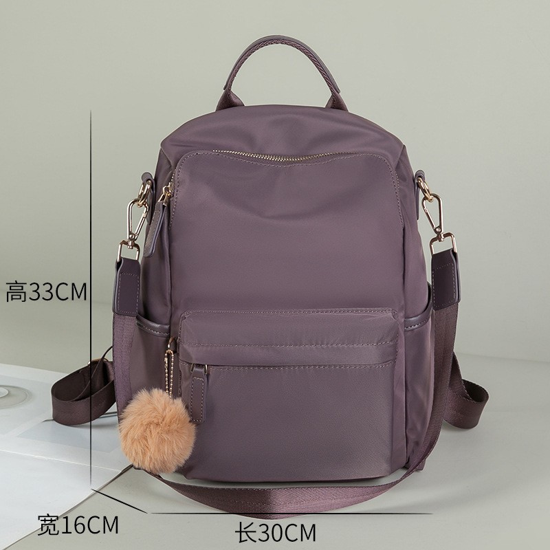Picture of Fashion Casual Japanese-Korean Style 2024 New Anti-theft Women's Oxford Cloth Backpack Women's Large Capacity Simple Travel Bag