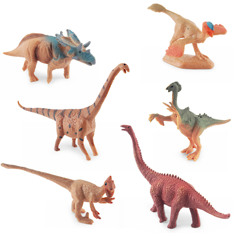 Picture of Cross-border Simulation Jurassic Mini Dinosaur Model Pterosaur Stegosaurus Parasaurus Raptor Fusarium Spinosaurus Ornaments