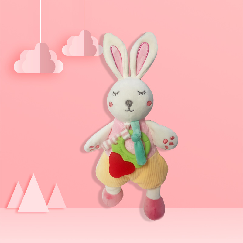 Picture of Baby early education puzzle anting towel bean label can be imported bite baby soothing sleeping doll manufacturers direct supply