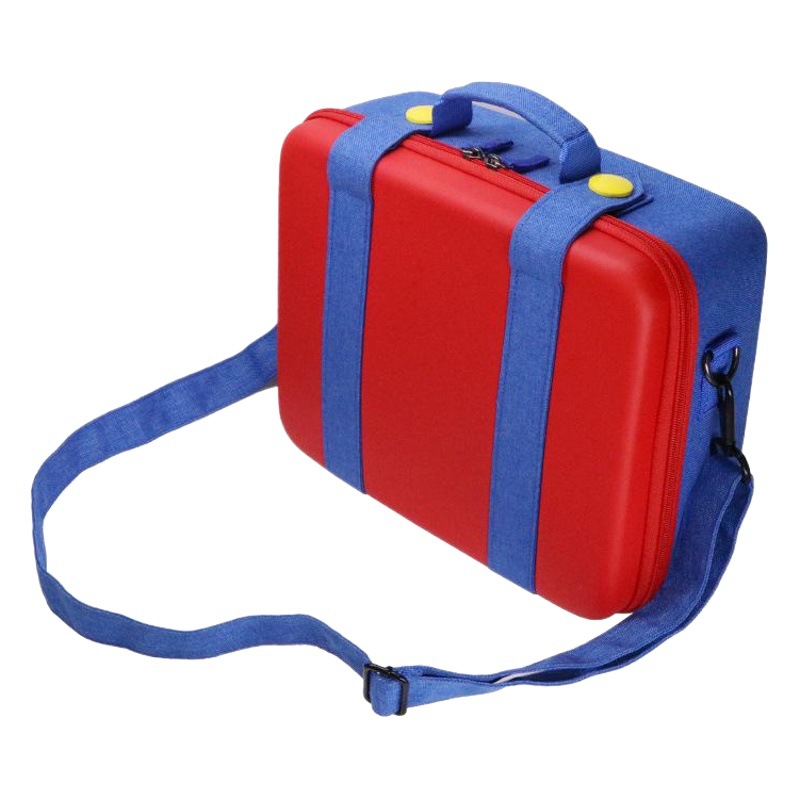 Spot suitable for Mario Switch oled game machine mother and child storage bag Eva large bag digital slung full set