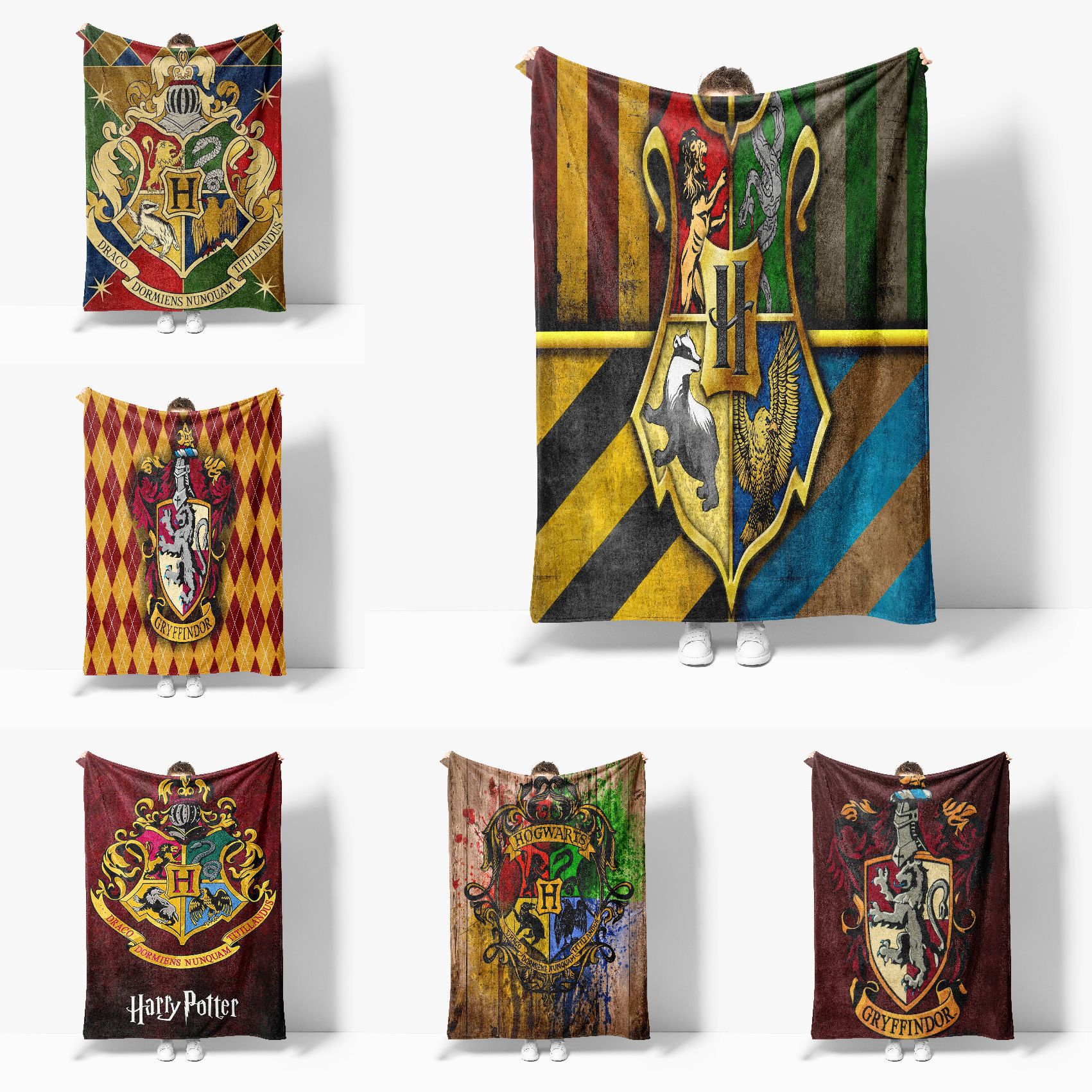 Harry Potter blanket blanket blanket to make nap blanket air conditioning blanket foreign trade for cross-border Amazon