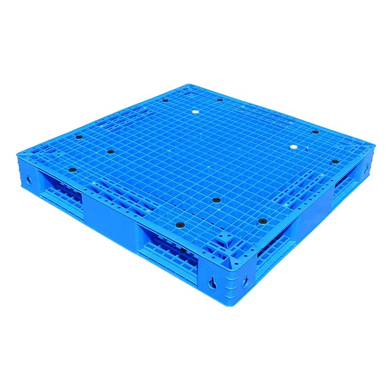 Mesh Double-Sided Plastic Pallet Raw Material Warehouse Heavy-Duty Stacking Pallet Factory Workshop Logistics Turnover Pallet Stacking