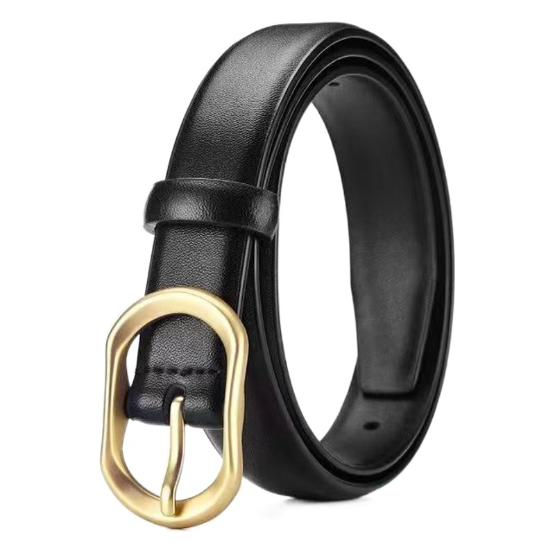 Belt New Women's Design Niche Thin Belt Women's Versatile Decorative Trouser Belt Trendy Spot Cross-Border Exclusive Supply