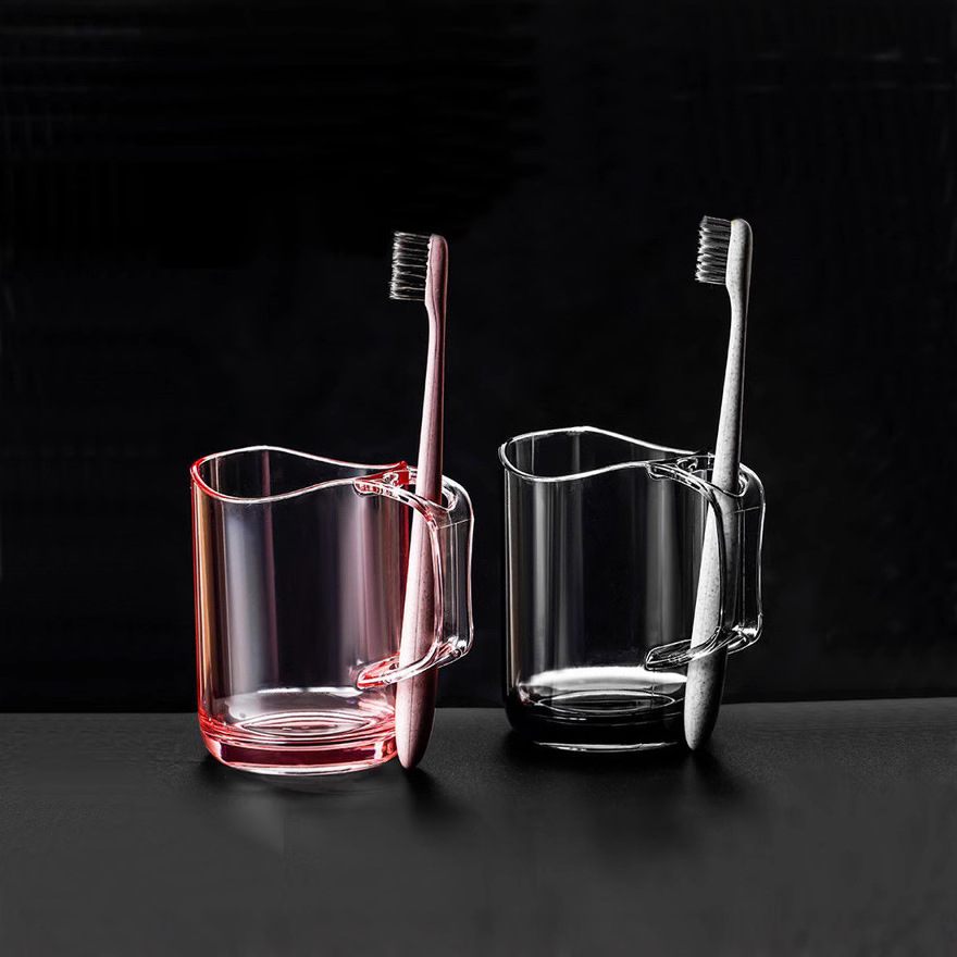 Home Mouthwash Cup, Toothbrush Cup, Couple's Toothbrush Holder, Children's Household Toiletries, Durable Washing Cup, Japanese-Style Simple Design