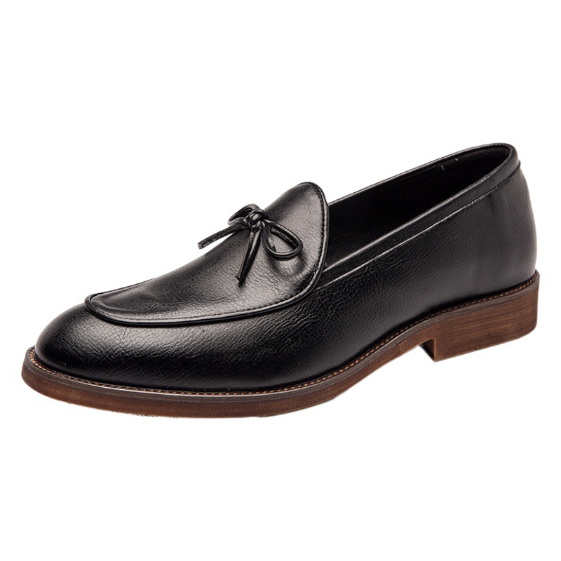 Four Seasons New Men's Business Men's Leather Shoes Casual Shoes Fashion Wholesale Men's Low Top Shoes Leather Shoes Men's One Piece Hair