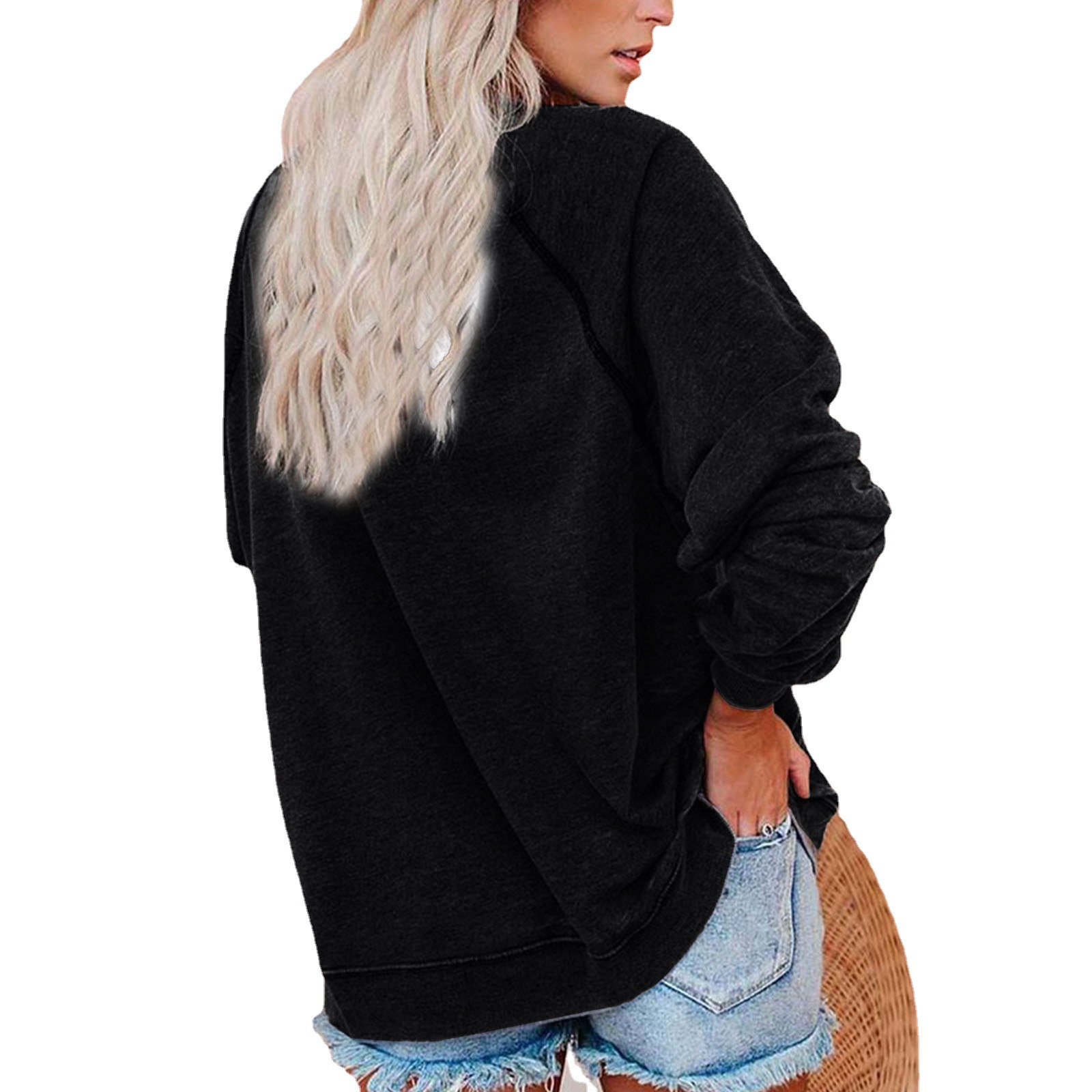 Picture of Cross-border 2023 Women's new letters butterfly Raglan coil thin pullover sweater