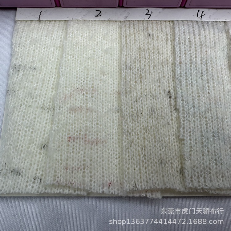 Knitted New thick needle wool fabric 230g thick needle brushed yarn fabric autumn and winter cardigan toy fabric