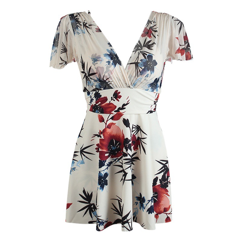 Sanqi hot spring vacation swimsuit for women 2023 new belly-covering slimming skirt one-piece swimsuit high-grade swimsuit