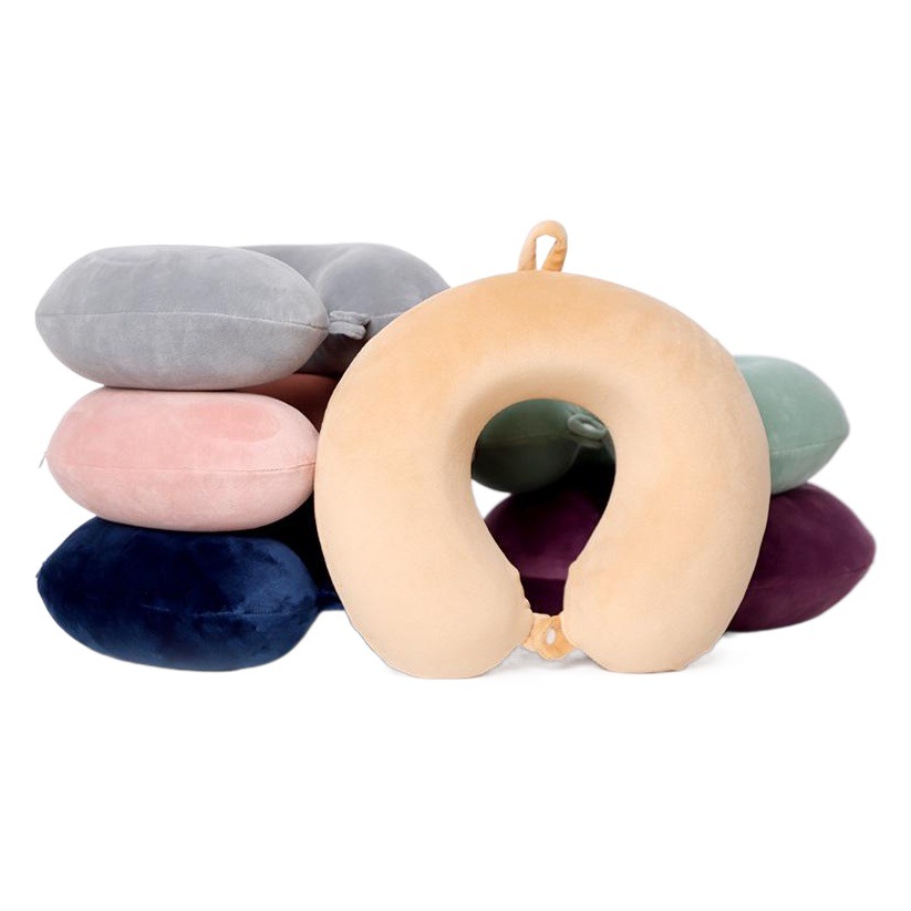 Travel pillow factory direct plain spandex U-shaped pillow memory cotton creative nap neck pillow wholesale