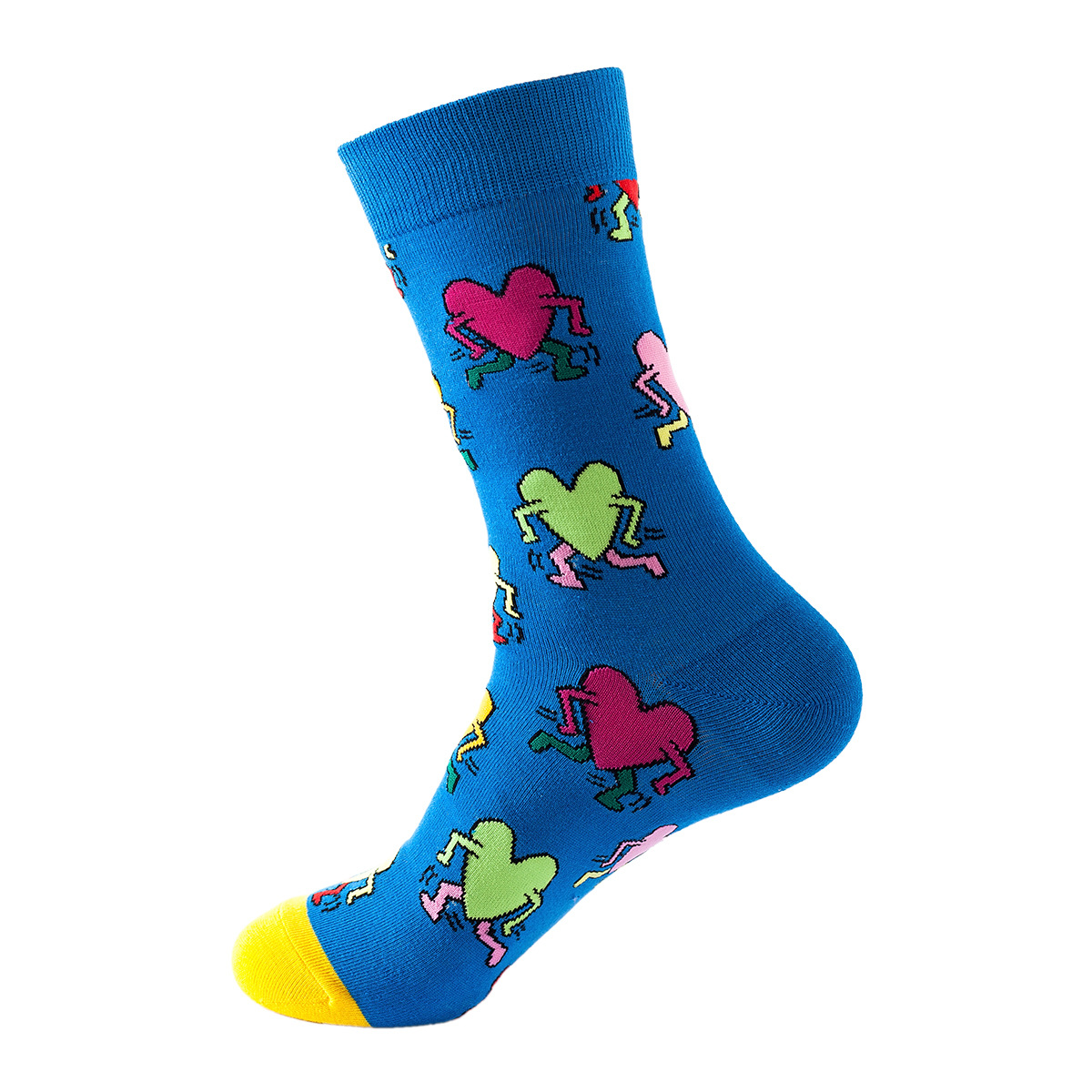 Picture of New Amazon Mid-Calf Socks for Men, Cotton, Women's European and American Ins Style Autumn and Winter Internet Celebrity Trendyy Socks Wholesale