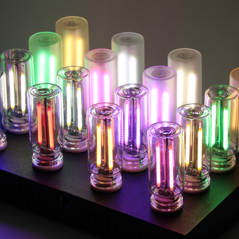 glass bottle night light sleeping bedroom sleep light usb touch portable led night light atmosphere light adjustable