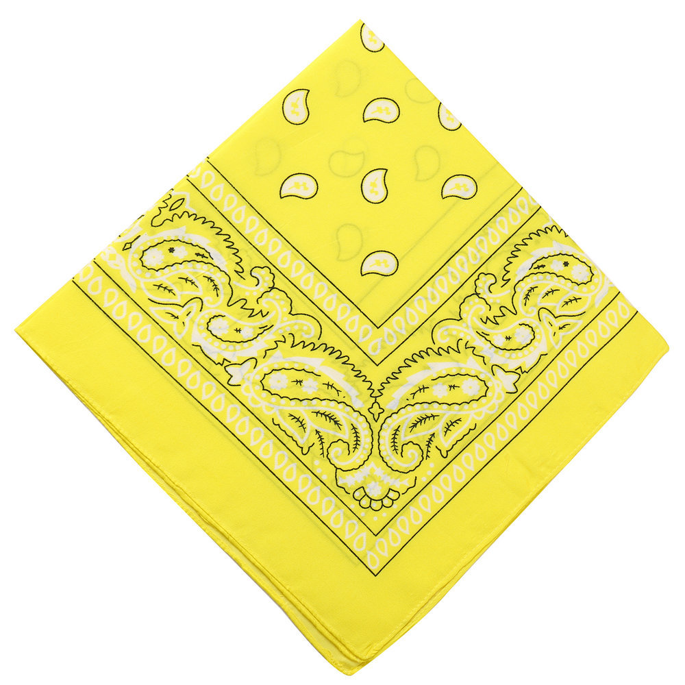 Picture of Amazon Europe and America Outdoor Riding Multifunctional Turban Cashew Flower Square bandana Magic Turban