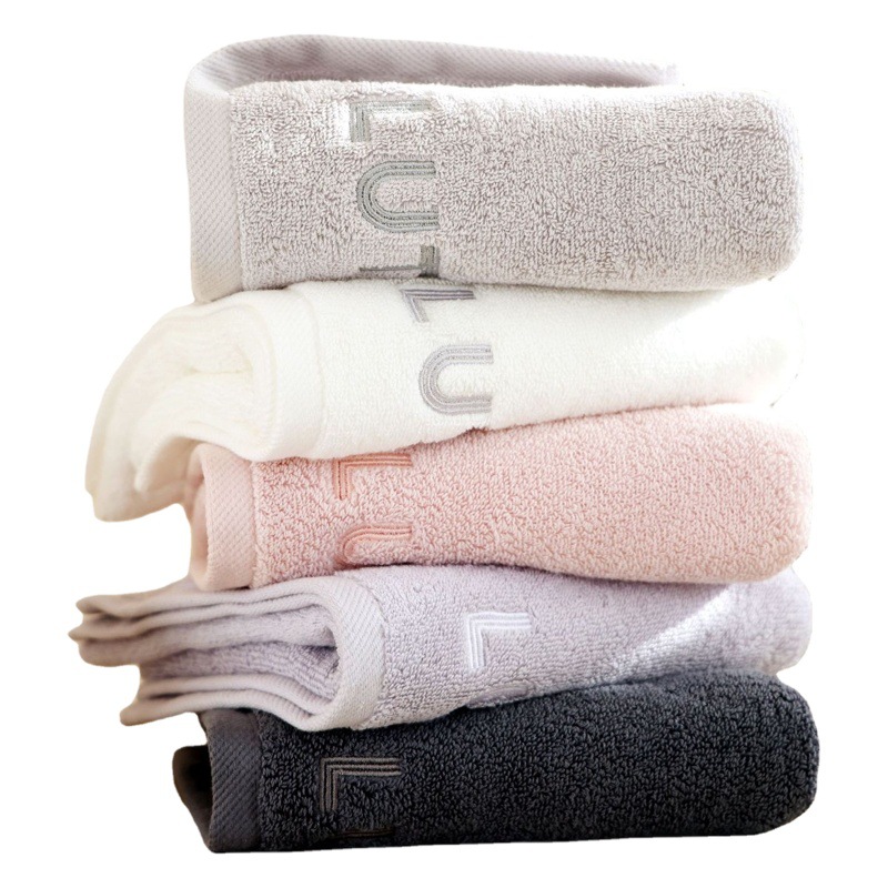 Class A Light Luxury Pure Cotton Towel Cotton Adult Household Face Wash Face Towel Thickened Absorbent Advertising Return Gift Cross-border Supply