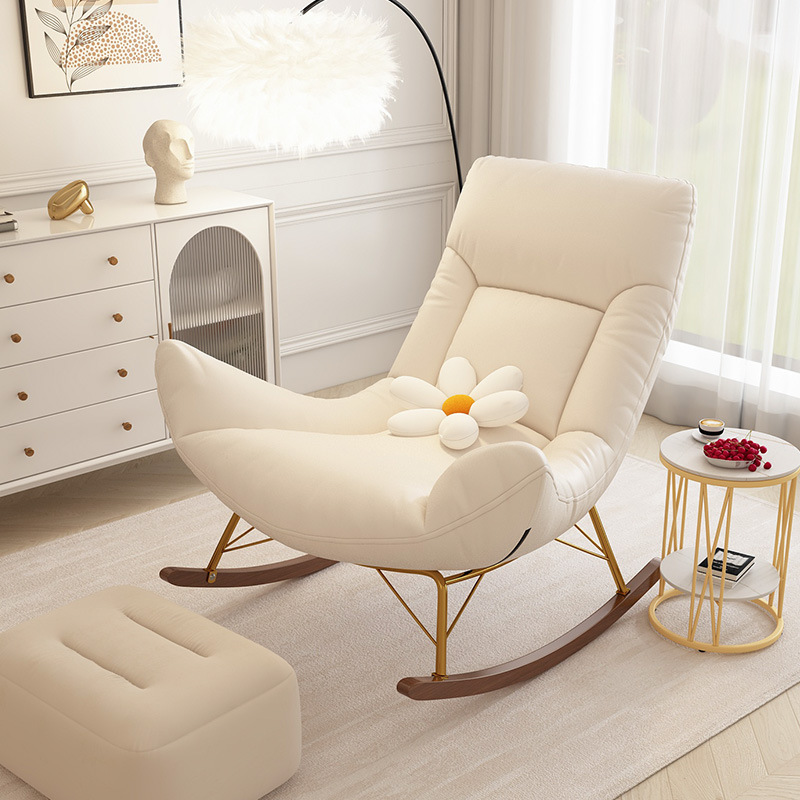 Lazy Sofa Recliner Rocking Chair Adult Living Room Balcony Home Leisure Chair Bedroom Reclining Sleeping Easy Chair
