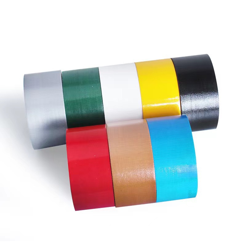 Easy-To-Tear Cloth-Based Tape Wholesale Decoration Floor Protective Film Tape High-Viscosity Tape Warning Tape Cloth-Based Tape