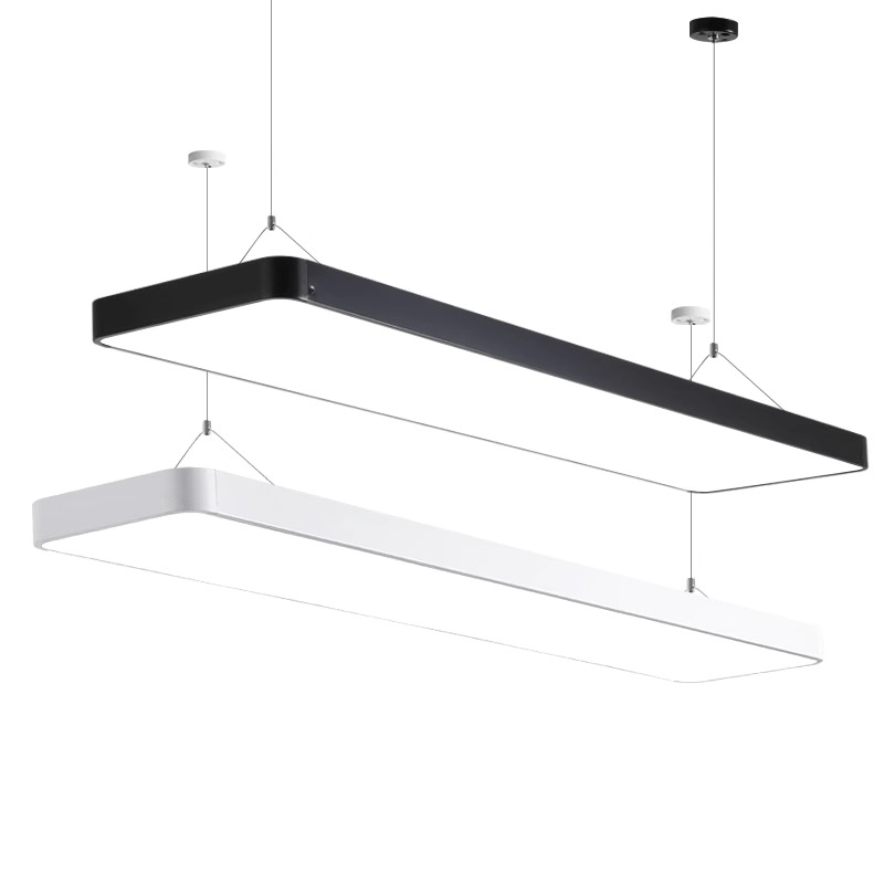 Picture of Led Strip Light Office Pendant Light Barber Shop Commercial Classroom Ceiling Gym Supermarket Aluminum Square Light