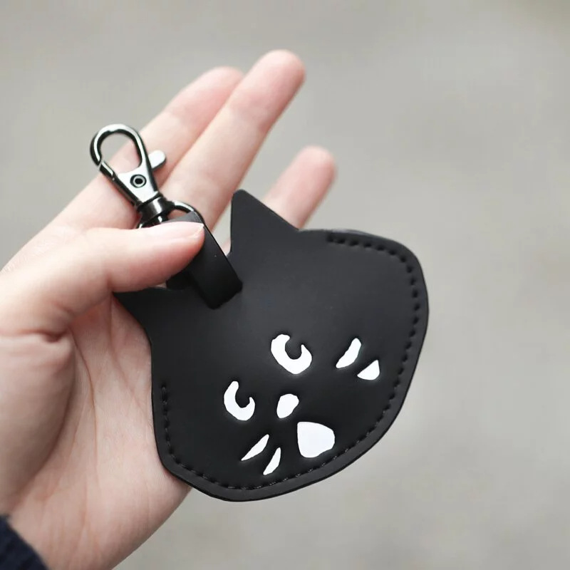 Picture of in stock NYA Surprise Cat Distinctive Creative Key Case Unisex Car Universal Key Case Cute Storage Bag Pendant