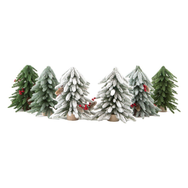 Xinte 'an Mini Christmas Tree Inverted Tie Simulation Nobeson 40CM Small Tree Desktop Ornaments Cross-border Amazon