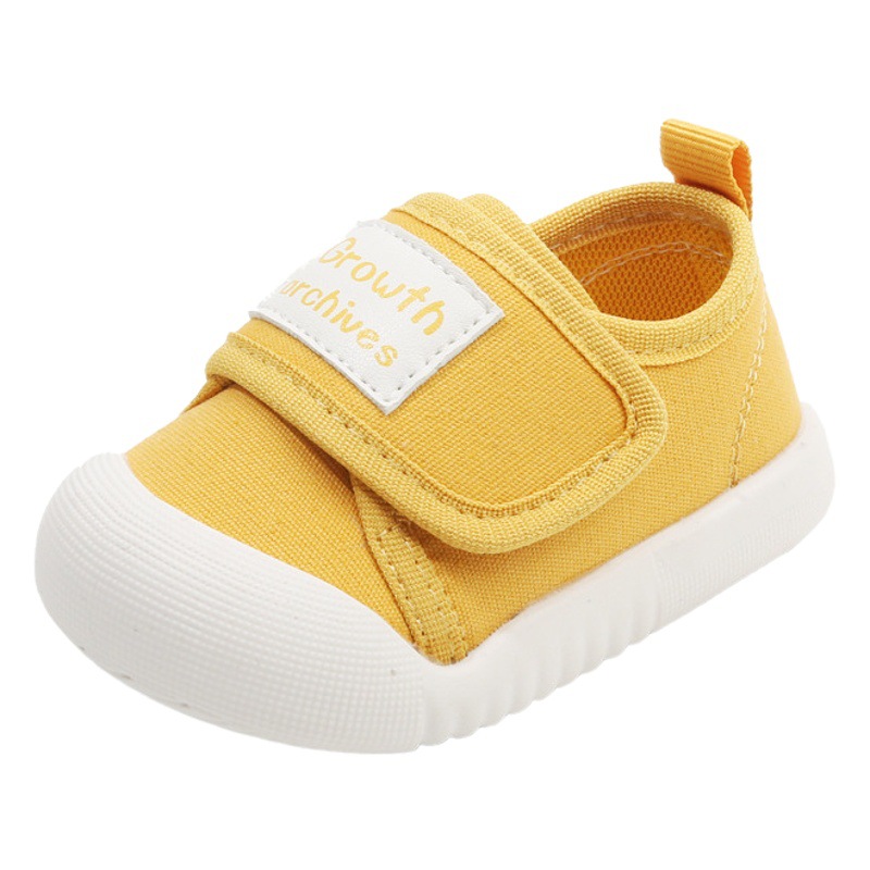 Baby canvas shoes spring and autumn for boys and girls non-slip breathable shoes 1 a 3 year old baby soft bottom non-slip toddler shoes