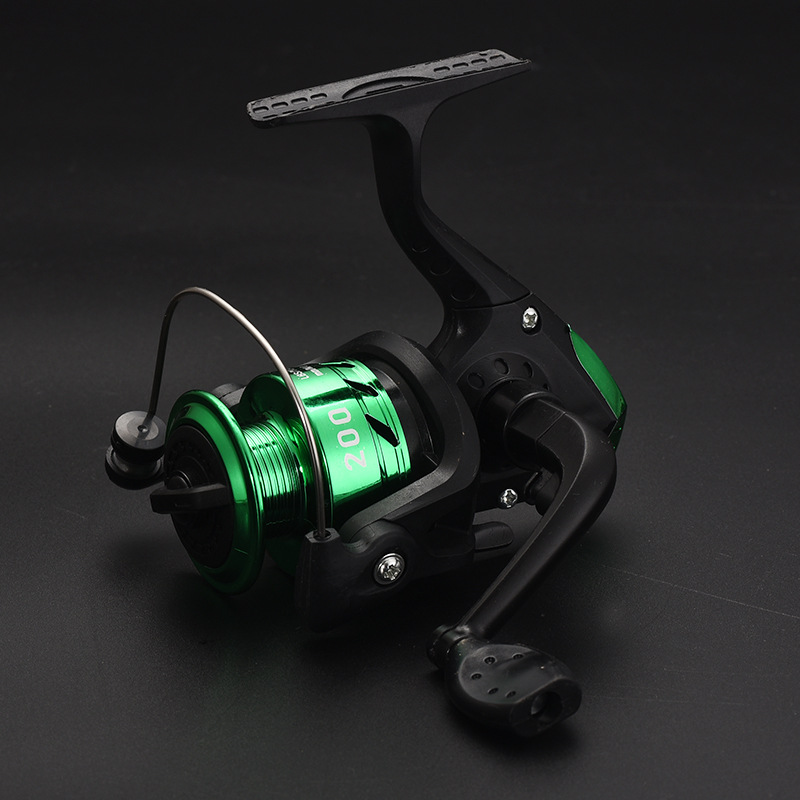 Picture of Type 200 small fishing wheel with line fishing wheel spinning wheel fishing wheel rock fishing wheel fishing gear sea Rod Road Asian rod fishing wheel