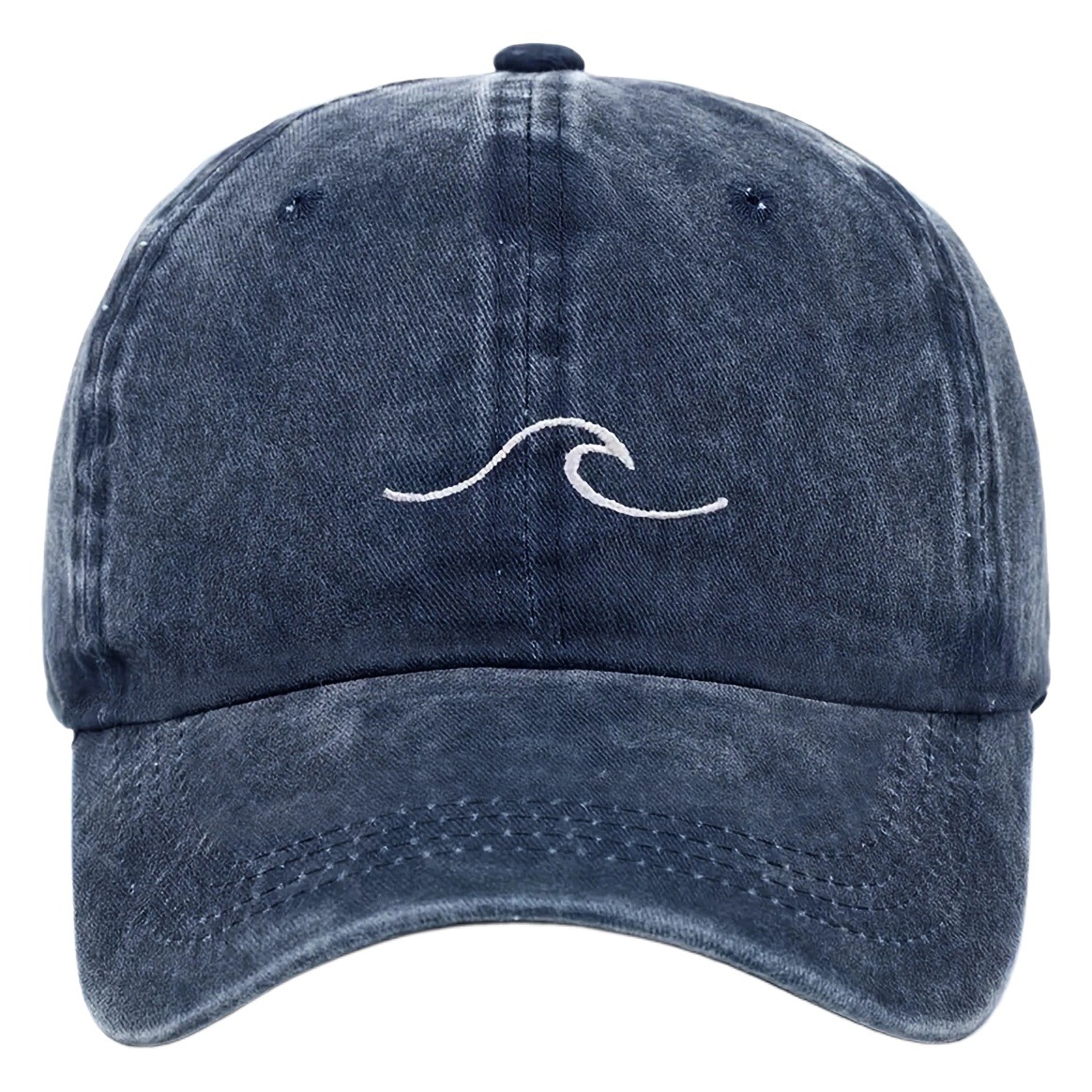 Picture of Spring and Summer Embroidered Corrugated Baseball Cap for Men and Women Outdoor Sunscreen Baseball Cap Hat Suitable for Outdoor Sports Sunshade