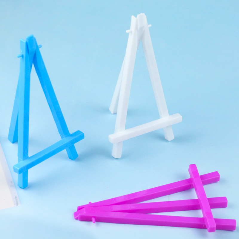 Picture of Manufacturer Wholesale Children's Colorful Plastic Display Easel Mini Student Small Tripod Picture Frame Photo Frame