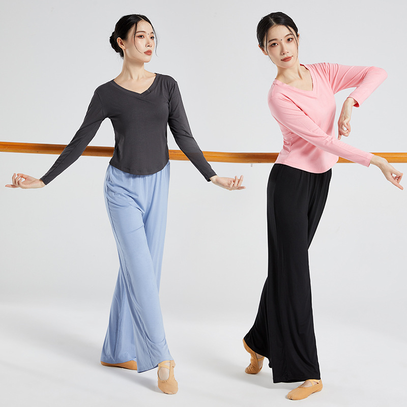 Dance Clothing Long-sleeved suit Women's Professional Modern Dance Chinese Classical Dance Dance Clothing Art School Students Examination Clothing