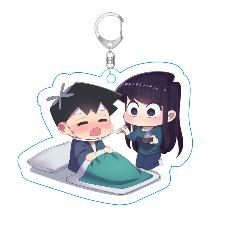 Picture of Ancient students have communication disorders animation surrounding only wild people key chain acrylic key chain hanging