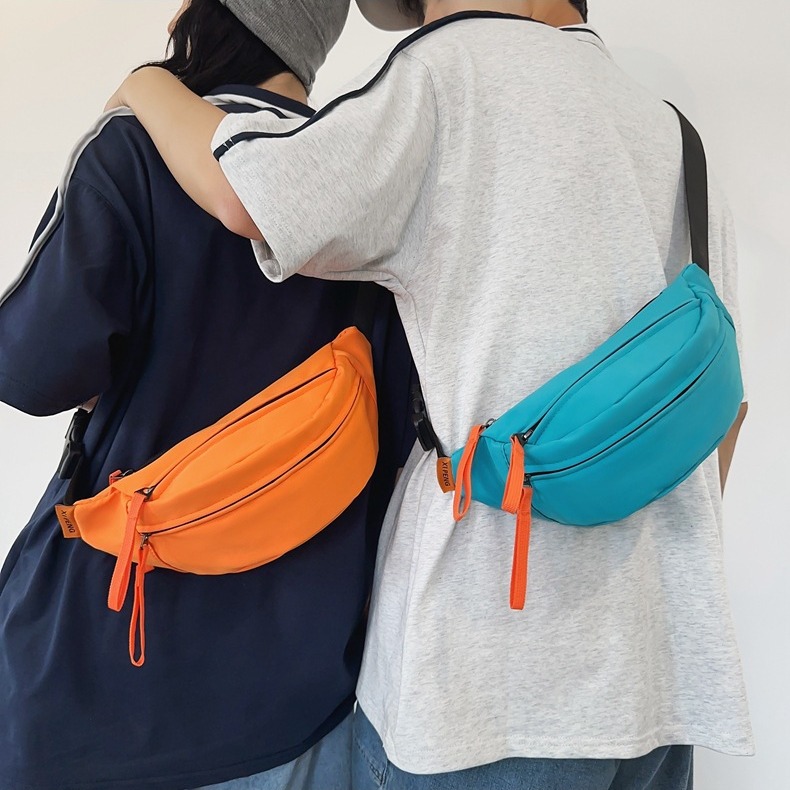 Picture of Chest Bag Men's Small Bag Waterproof Japanese Style Casual Crossbody Bag Sports Shoulder Bag Men's Waist Bag Women's Shoulder Bag Can Be Printed with Logo