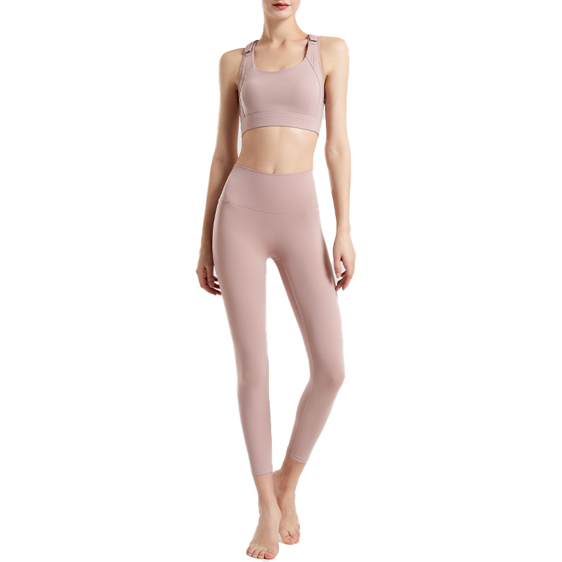 Picture of Large size high-intensity yoga suit women's fitness suit top sports vest running fitness Pilates suit