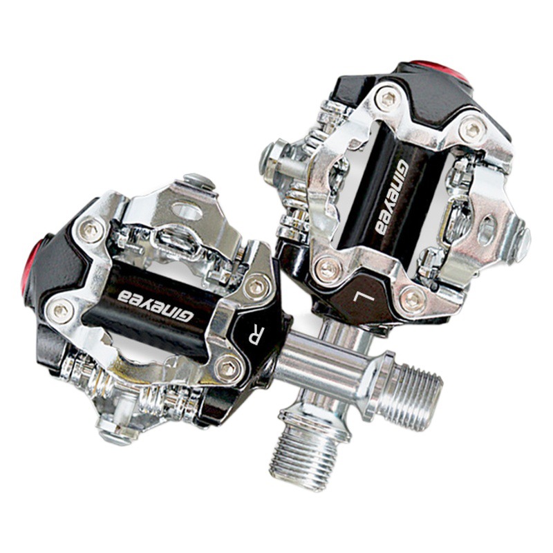 Bicycle self-locking pedal road bicycle nylon lock pedal with lock piece pedal riding equipment
