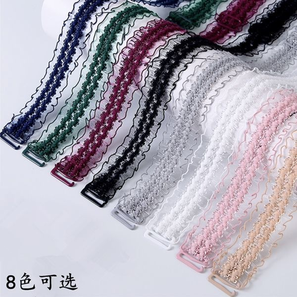 Transparent Underwear Shoulder Strap Lace Invisible Shoulder Strap Non-slip Bra Strap Bra Strap with Collar Widened Beautiful Back