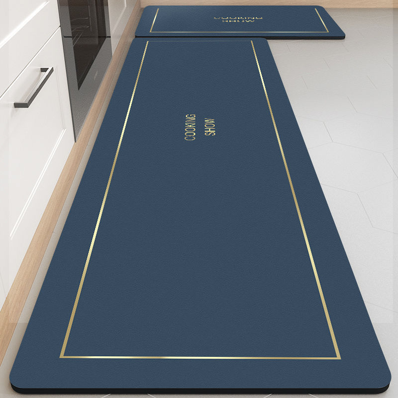 Picture of Soft Diatom Mud Kitchen Mat Oil Absorption Cleaning-Free Household Dirt-Resistant Water Absorption Wear-Resistant Soft Mat Scrub Long Mat