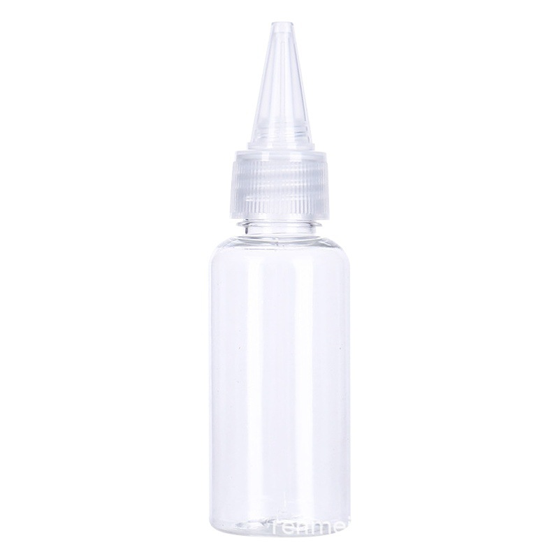 Transparent Pointed Bottle 15/30/50/100ml ml Squeezed Ink Bottle Painted Pigment Packed Sand Painting Bottle Empty Bottle