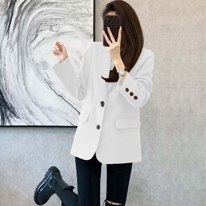 Picture of 2024 new wholesale commuter spring and autumn Joker suit jacket female Korean trend European little one generation hair