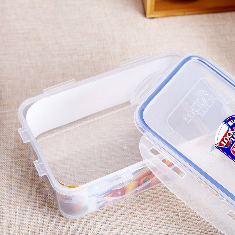 Picture of Lock Plastic Crisper Three-Piece Set Storage Sealed Lunch Box Student Children's Lunch Box Gift Box Gift