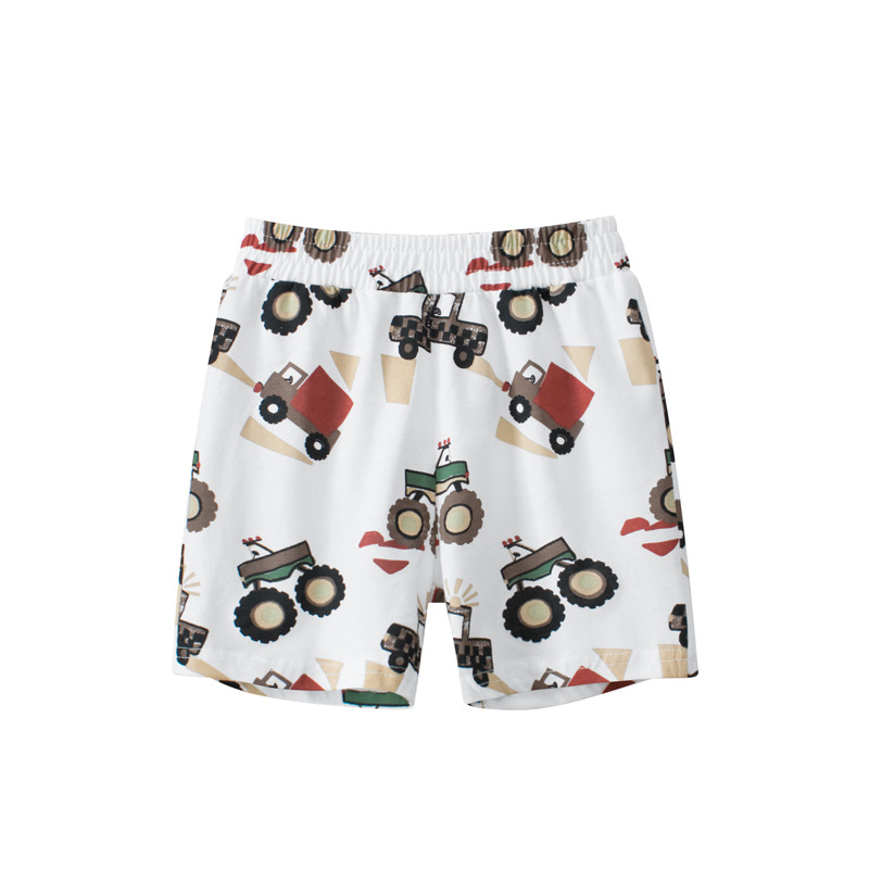 Picture of 27kids cross-border children's clothing wholesale children's shorts cartoon car Boy pants breathable home thin