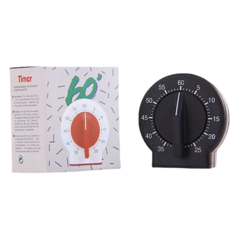 60 minutes mechanical timer kitchen soup baking cooking time timing reminder small round pendulum T204