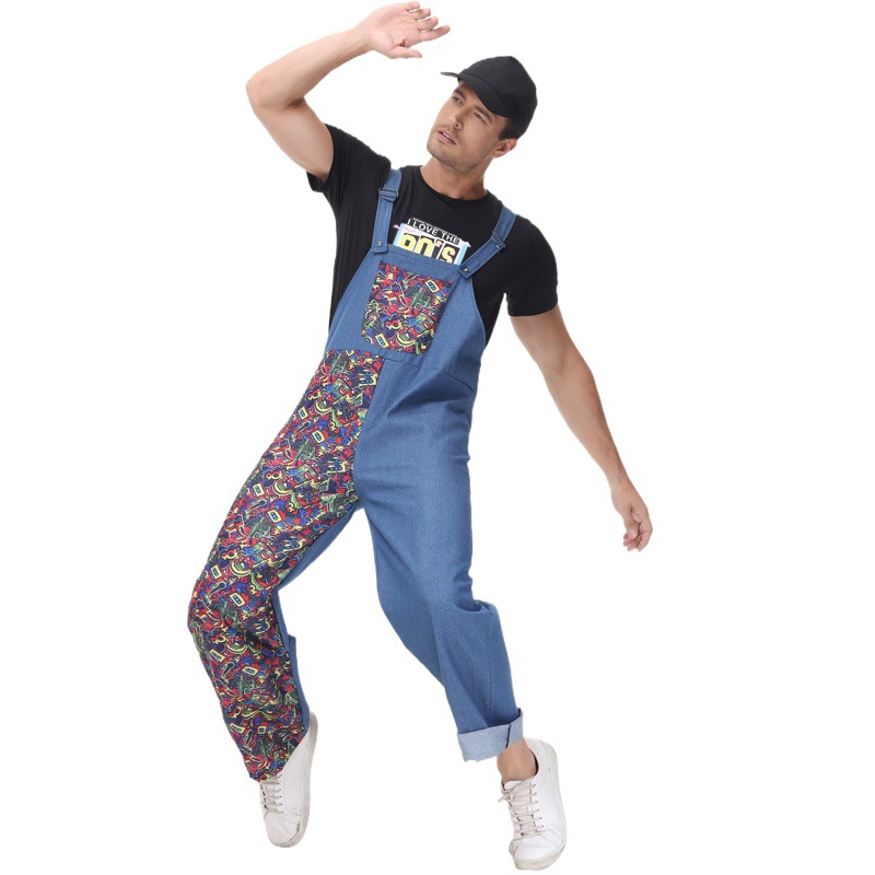 M-XL 70 s Retro Costume Dance Hip Couple Costume Disco Stage Performance Costume Halloween Costume