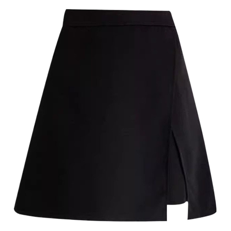 Spring 2024 New Pear Shape Figure chubby girl plus size Skirt Women's High Waist Black Skirt Small A- line Skirt