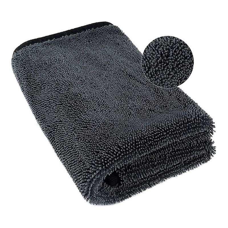 Picture of Thickened single-layer braid towel wholesale car wash towel fine fiber absorbent water collection braid towel cloth