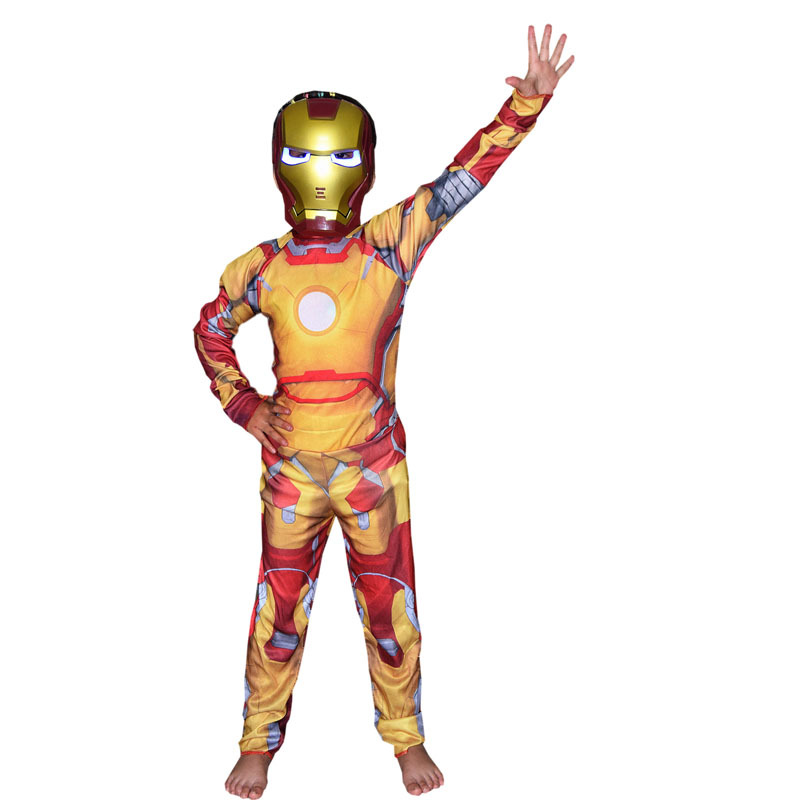 Picture of Spring and Autumn Iron Man Costume Stage Performance Suit Cosplay Children's Avengers Trendy Performance Costume