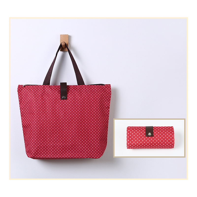 Picture of Oxford Cloth Foldableing Shopping Bag Satchel Shopping Bag Satchel Advertising Environmentally Friendly Foldableable Grocery Shopping Bag Customization