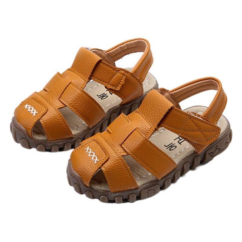 2023 Summer new children's Korean version of boys sandals baby girls Toe beach shoes tide wholesale