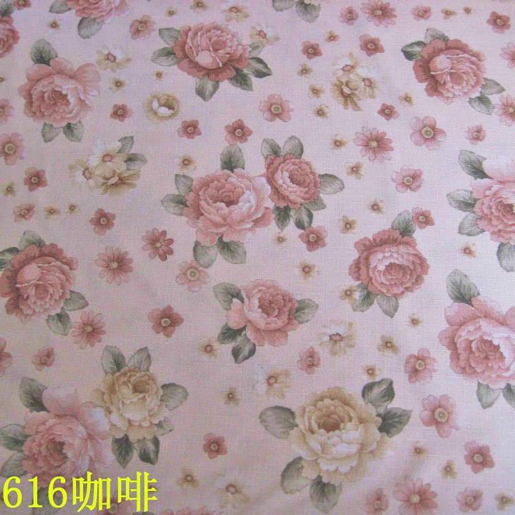 Picture of Manufacturer's Ready Stock 2.8m Wide Polyester Imitation Linen Jacquard Bamboo Plaid Cloth Flower Pattern Rich Cross Plaid Bamboo Cloth