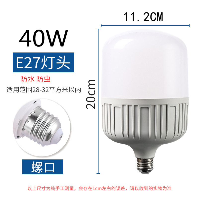 Picture of Gao Fushuai LED bulb E27 screw energy-saving lamp three-proof bulb household factory lighting super bright wholesale corn lamp